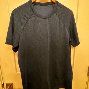 lululemon athletica Navy Metal Vent Tech 2.0 Short Sleeve Tee
